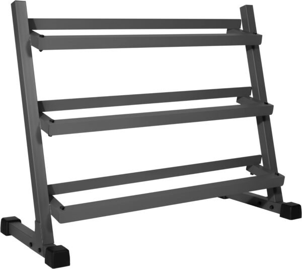 5-50 lb Dumbbell Set (10 Pairs) with Weight Storage Rack or 5-50 lb Set with Storage and Adjustable Weight Bench or Storage Rack Only - Image 2