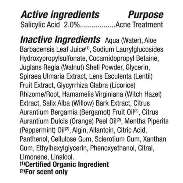 Alba Botanica Acnedote Maximum Strength Face & Body Scrub, 8 Oz - Image 4