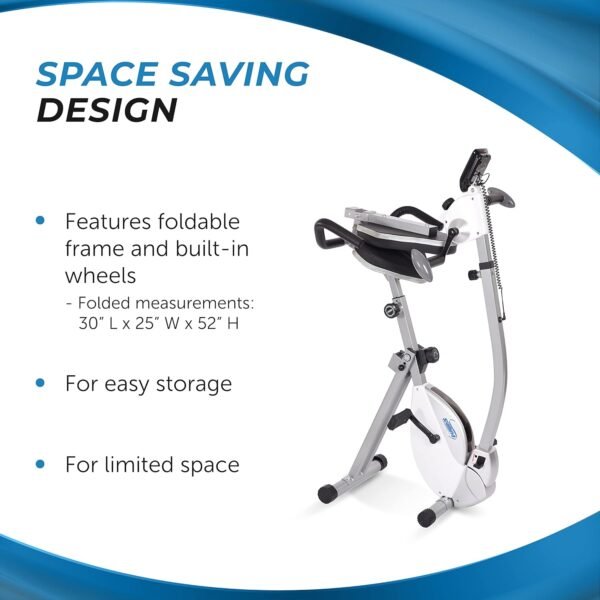 Stamina Recumbent Exercise Bike with Arm Workout - Fitness Bike with Smart Workout App - Recumbent Exercise Bike for Home Workout - Up to 250 lbs Weight Capacity - Image 9