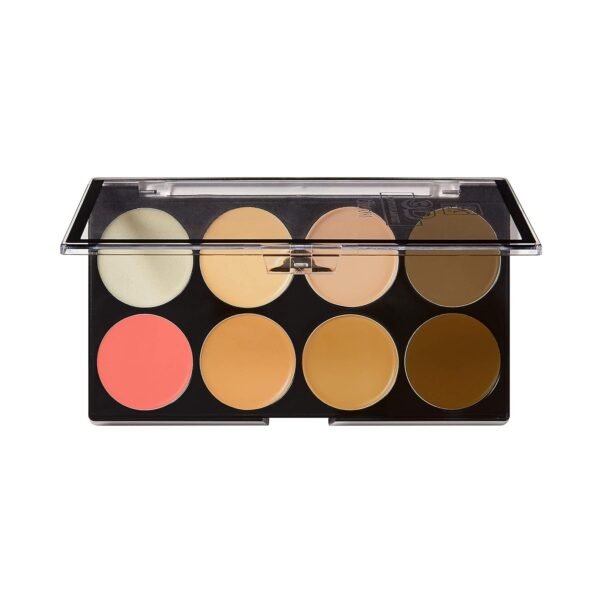 Ruby Kisses 3D Face Creator Cream Foundation & Concealer, 12 Hours Long Lasting, Medium to Full Coverage, Non-Greasy, Ideal for Makeup & Contour Palette (Light) - Image 3