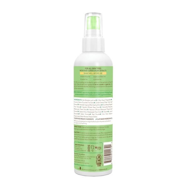 Babo Botanicals After Sun Soothing Mist - Aloe Vera & Cucumber - For Face, Body & Sensitive Skin - Non-Aerosol - No-touch application - EWG Verified - Alcohol-Free - Scented with cucumber extract - Image 4