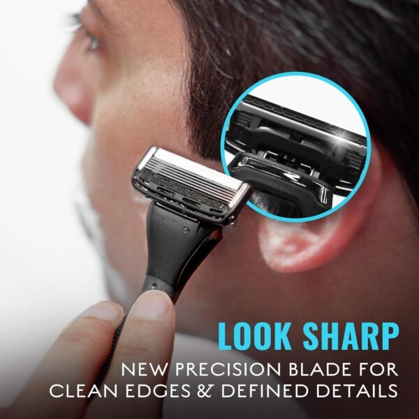Precision 5 Blade (1 Razor 4 Cartridges) and Shaving Cream Bundle - Image 6