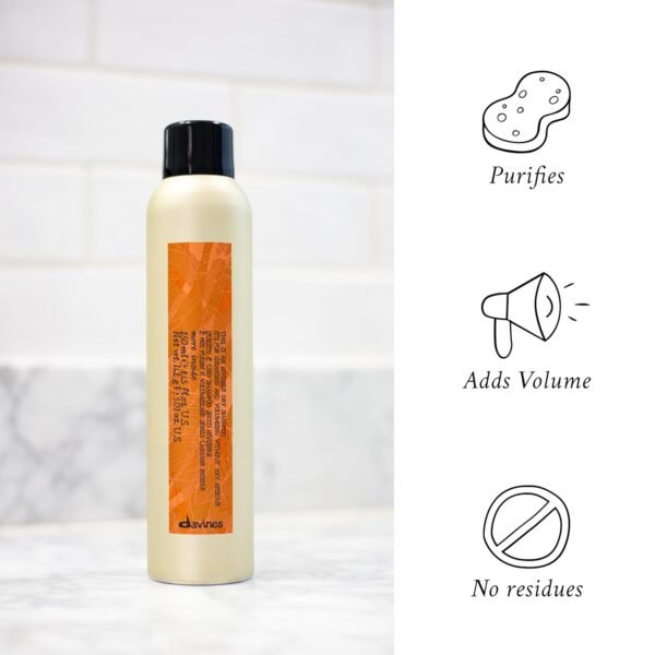 Davines This Is An Invisible Dry Shampoo, Residue-Free Cleansing And Volumizing Formula, Absorbs Oil With A Soft And Natural Finish, Vanilla And Grapefruit Scented - Image 6