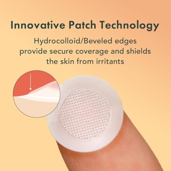Rael Pimple Patches, Miracle Microcrystal Vitamin C Dark Spot Cover - Hydrocolloid Patch with Glutathione and Niacinamide, Treatment for Post Acne, Korean Skin Care, Vegan, Cruelty Free (9 Count) - Image 4
