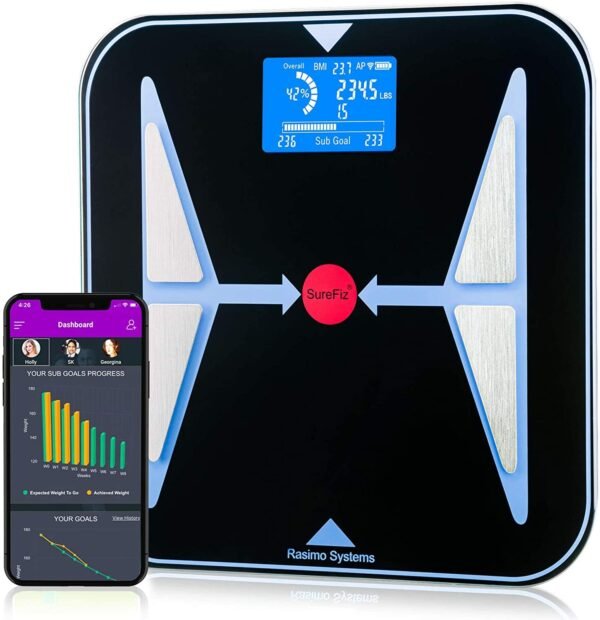 Pro, Innovative, Super Smart, Whole Body Analysis AI, Unique, WiFi Scale with Complete Weight Loss and Weight Maintenance Comprehensive, and Holistic System with Food Analysis - Image 2