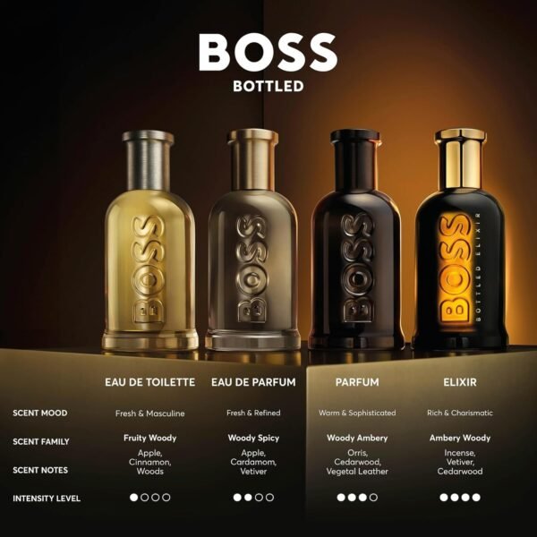 Hugo Boss Bottled Eau de Parfum – Woody Men's Cologne – With Notes of Apple, Cardamom & Vetiver – Long Lasting Fragrance - Image 7