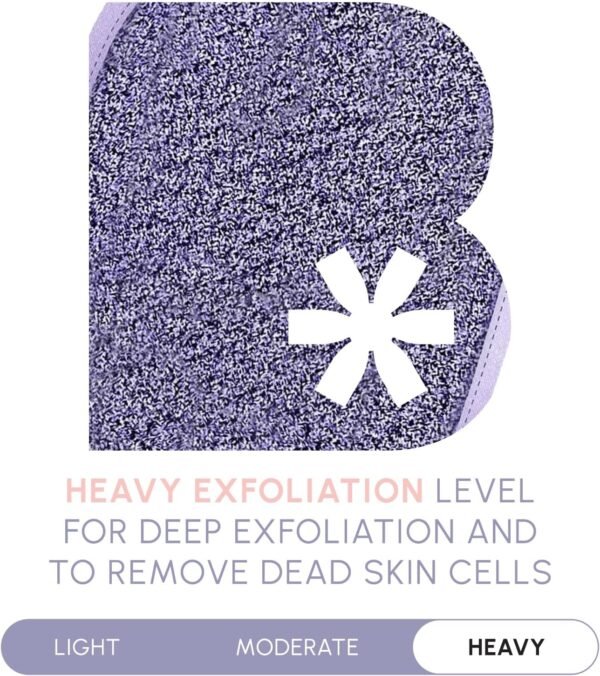 Brooklyn Botany Exfoliating Mitt for Bath and Shower – Heavy Duty Exfoliating Body Scrubber for Massage and Dead Skin Remover for Body – 1 Mitt - Image 5