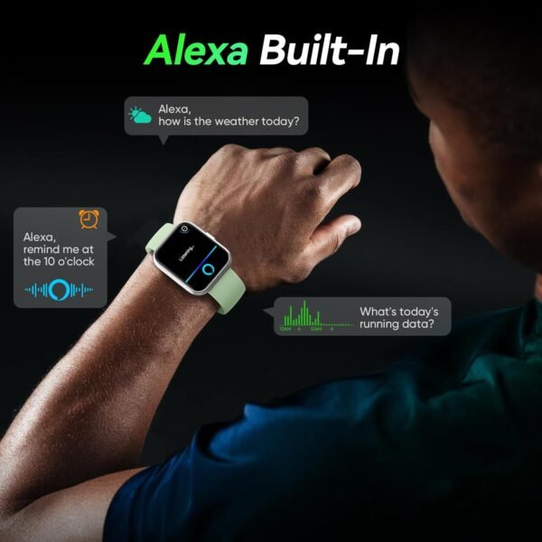 Fitpolo Smart Watches for Men/Women, 1.8'' Alexa Built-in Fitness Tracker Watch with Bluetooth Calls, IP68 Waterproof, Heart Rate/Sleep/SpO2/Stress Monitor, 110 Sport Modes for Android & iPhone - Image 3