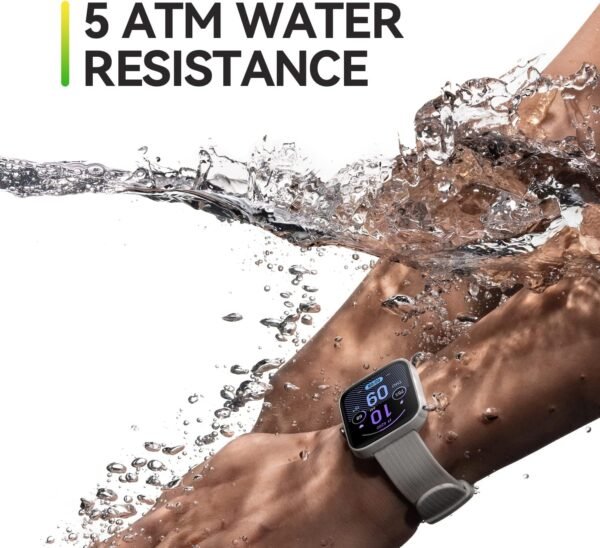 Amazfit Bip 3 Pro Smart Watch for Men, GPS, 14-Day Battery Life, Activity Fitness Tracker with 60+ Sports Modes, Water Resistant, Sleep & Heart Rate Monitor, for Android Phone & iPhone, Black - Image 9