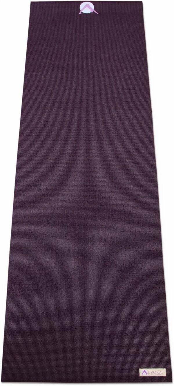 AURORAE Classic/Printed Extra Thick and Long Yoga Mat. Slip Free Rosin included - Image 2