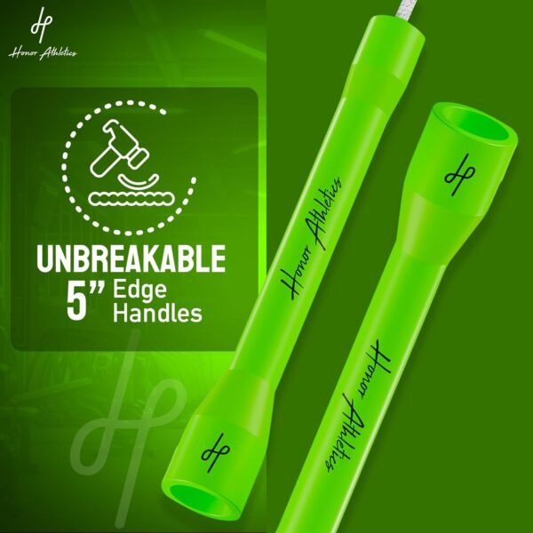 Honor Athletics 2.0 Beaded Jump Rope - Adjustable with Unbreakable Handles & Shatterproof Beads for Enhanced Fitness Training - Image 6
