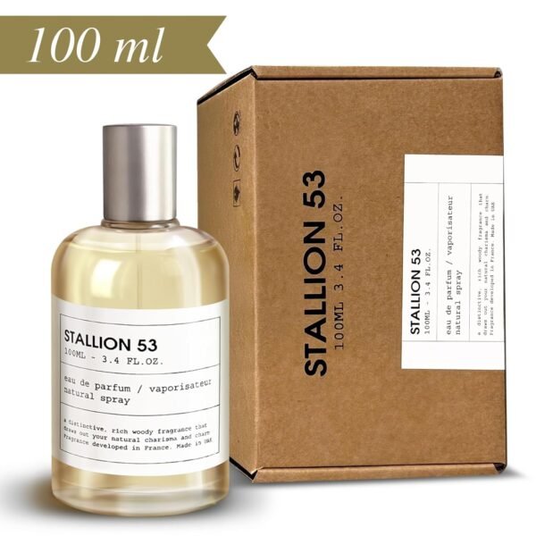 Stallion 53 For Unisex 3.4 oz EDP Spray Eau de Parfum - Gift Set Pack with Scented Soy Candle and Empty Travel Perfume Atomizer - Image 5