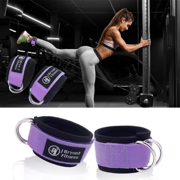 J Bryant Barbell Pad Set with 2 Ankle Straps for Cable Machines Hip Resistance Band Weight Lifting Straps Thick Cushion Hip-Thrusts Pad with Carry Bag for Squats Bench Press Workout - Image 7