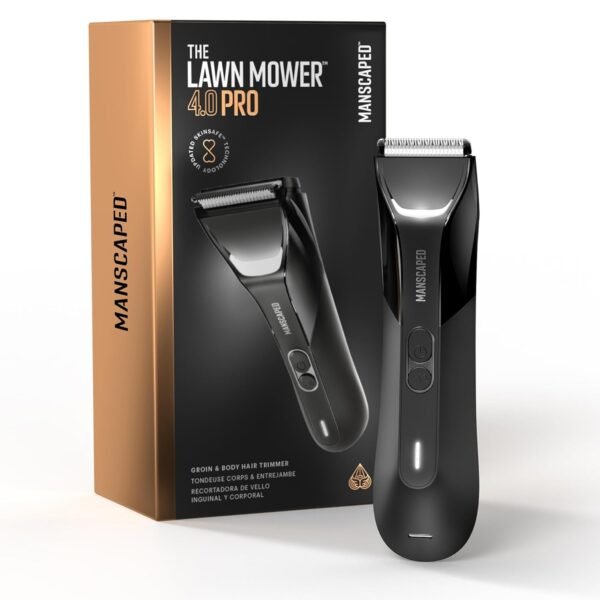 MANSCAPED® The Lawn Mower® 4.0 PRO - Groin & Body Hair Trimmer, Updated SkinSafe™ Trimmer Blade, Waterproof Wet/Dry Groomer, USB-C & Wireless Charging Compatible, Men’s Ball Shaver with Travel Lock - Image 2