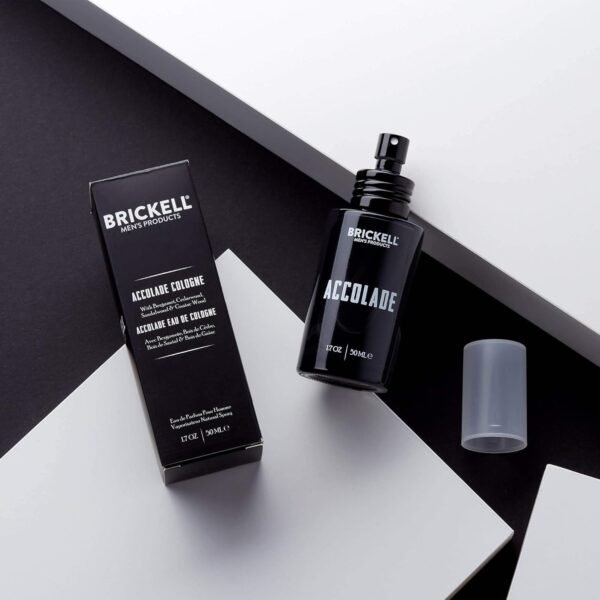 Brickell Men's Accolade Cologne for Men, Italian Bergamot, Cedarwood, Sandalwood, Lemon, and Guaiac Wood Scent, Natural and Organic, 1.7 Ounces - Image 3
