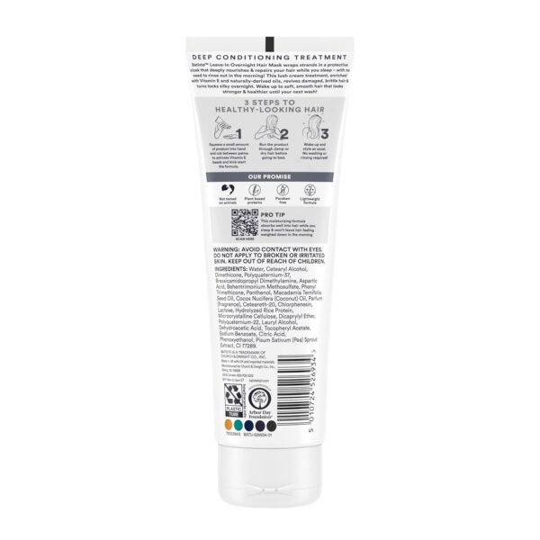 Batiste Overnight Deep Conditioning Leave-In Hair Mask, Repair Hair, Hair Conditioner Nourish Dry Hair Overnight, Infused with vitamin E for Enhancing Haircare, 4.3oz. - Image 3