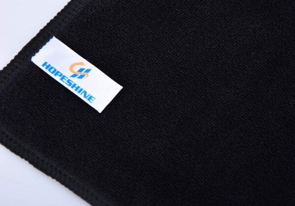 Home Gyms Towel for Men Women Microfiber Gym Towels Cycling Workout Sweat Towel Set Quick Dry Exercise Sports Travel Towel Fast Drying 2-Pack (Black x2) - Image 4