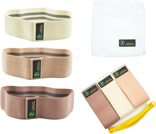 Multifunction Booty Resistance Band, Booty Legs, Physical Therapy, Natural Latex Pull Up Band Set. Fabric Bands Yoga, Non-Slip, Stretch Pilates Flexbands. Workout Bands, Rehab, Fitness and Home Gym. - Image 2