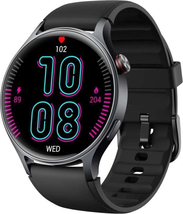 aeac Smart Watch for Men Women, AMOLED Ultra-Clear Screen Fitness Trackers with Heart Rate/Sleep/SpO2 Monitor, Smartwatch for iPhone/Samsung/Android, 110+ Sport Modes Waterproof Reloj Inteligente - Image 2