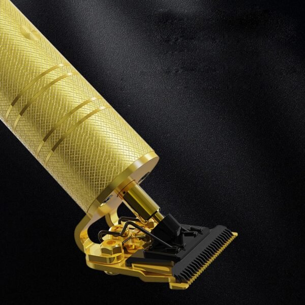 Professional Hair Clippers Kit for Men Beard Trimmers with Led Dispaly Cordless Haircut Barber Set Grooming Kit for Men Women Kid Body Pet (Gold) - Image 6