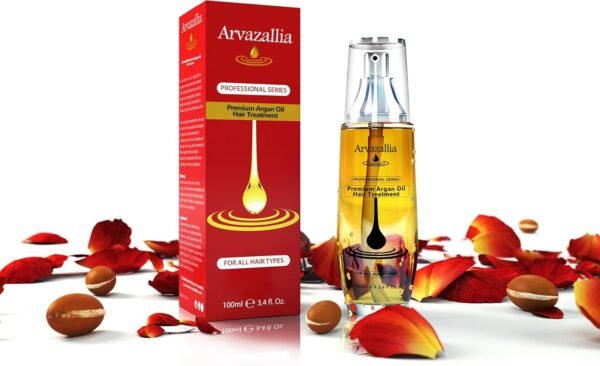Arvazallia Argan Oil for Hair Treatment Leave in Treatment & Conditioner - Image 3