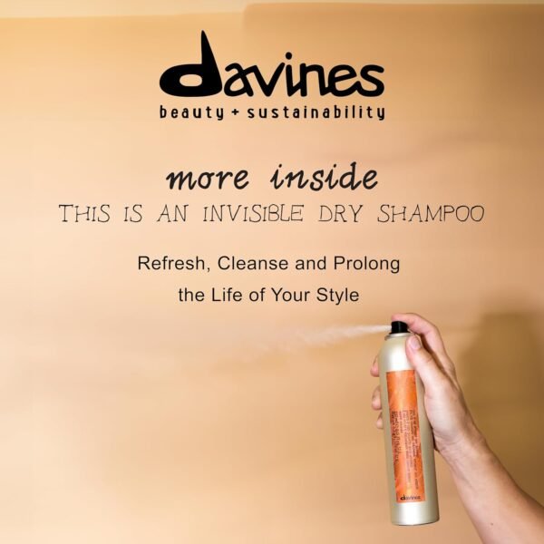 Davines This Is An Invisible Dry Shampoo, Residue-Free Cleansing And Volumizing Formula, Absorbs Oil With A Soft And Natural Finish, Vanilla And Grapefruit Scented - Image 4