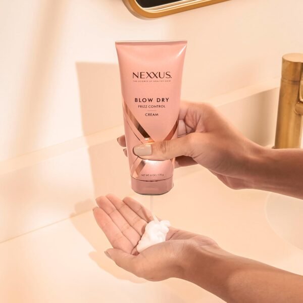 Nexxus Smooth & Full Blow Dry Balm Weightless Style Frizz Control, Volume & Heat Protect Styling Cream for Smooth & Full Hair 6 oz - Image 12
