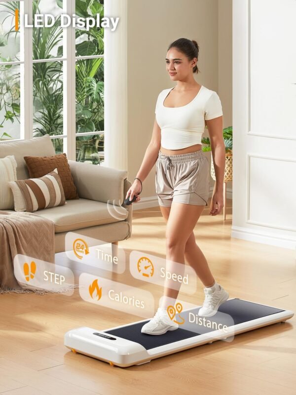 WALKINGPAD C2 Folding Walking Pad, Under Desk Treadmill for Home/Office, Portable Walking Treadmill Ultra Slim Walking Jogging Machine Remote Control LED Display - Image 5