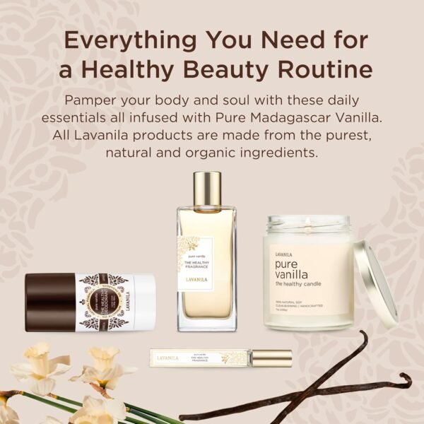 Lavanila Pure Vanilla Perfume for Women, 0.32 oz Roller-Ball - Pure Madagascar Vanilla & Creamy Tonka Bean, The Healthy Fragrance, Clean and Natural - Image 8