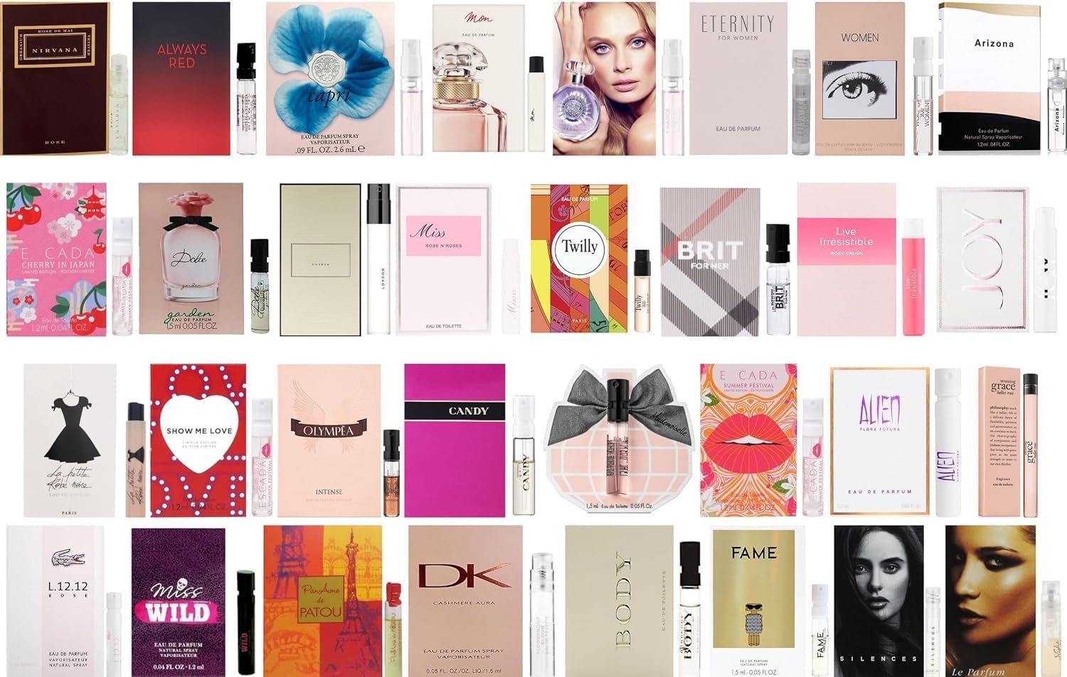 Perfume High End Designer Fragrance Sampler Set for Women - (Pack of 12 Sample Vials) - Image 3