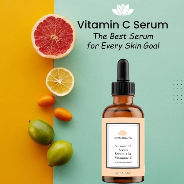 Joyal Beauty Vitamin C Serum with Hyaluronic Acid Vitamin E for Face and Skin. 20% Potent Vitamin C for Younger-look - Image 7