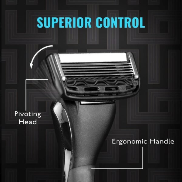 Precision 5 Blade (1 Razor 4 Cartridges) and Shaving Cream Bundle - Image 5