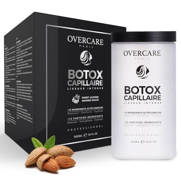 OVERCARE Botox Hair Treatment Mask | 1000ml Deep Conditioning Hair Mask for Damaged, Dry Hair | Hair Botox Treatment with Keratin for Women - Provides Deep Hydration, Shine, and Smoothness - Image 9