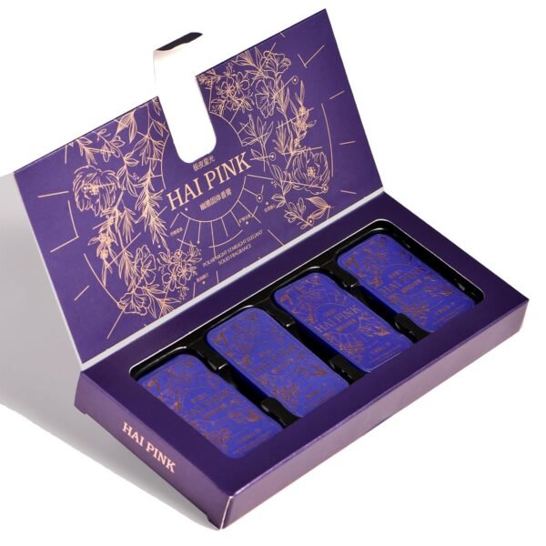 4 Pack Solid Perfume Set, Perfume Sampler for Women and Men, Small Travel Perfume Balm, Portable Fragrance, Birthday Gifts for Men(Polar starlight) - Image 2
