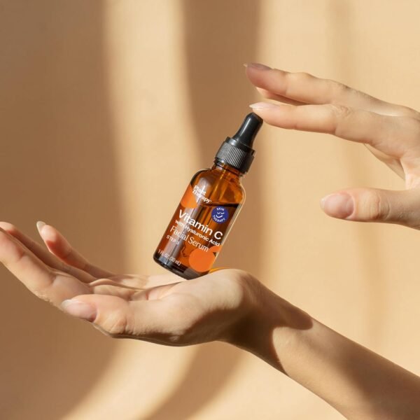 Plant Therapy Vitamin C Face Serum & Hyaluronic Acid, Anti-Aging Serum with Ferulic Acid, Vitamin E, Serum for Fine Lines & Wrinkles, 1 oz - Image 8