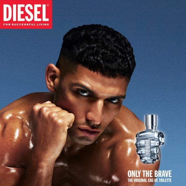 Diesel Only the Brave Eau de Toilette Spray Cologne for Men, Notes of Lemon, Rosemary, and Sensual Ambery Wood, Fresh and Powerful Fragrance, Long-Lasting, 1.7 FL. Oz. - Image 5