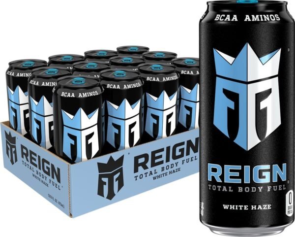 Reign Total Body Fuel, White Haze, Fitness & Performance Drink, 16 Fl Oz (Pack of 12) - Image 2