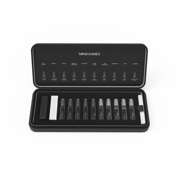 MIND GAMES 10 Piece Soulmate Discovery Set - Designer Perfume Set for Women & Men with The Forward, Sans Voir, Vieri, Lionora, Queening, Gambit, Ruy Lopez, French Defense, Sissa, En Prises - Image 2