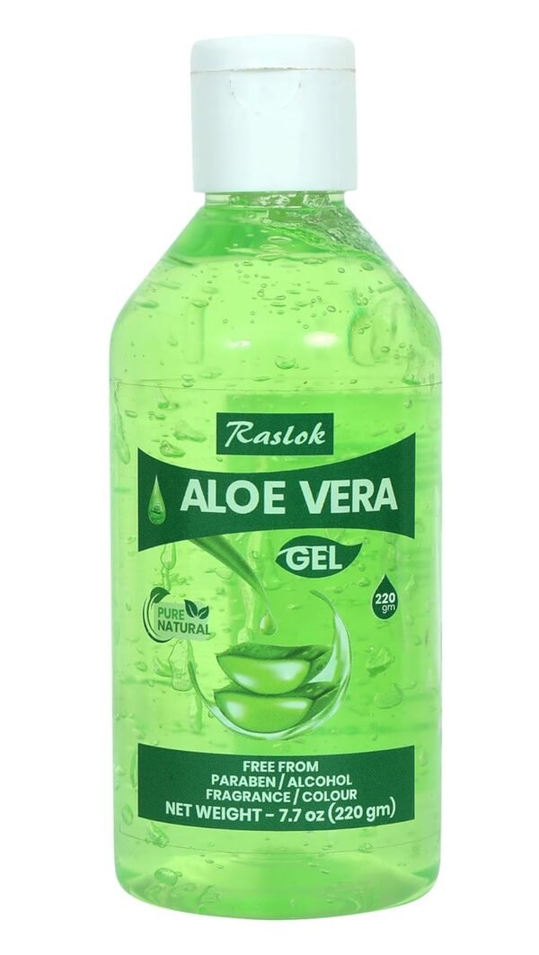 Aloe Vera Gel | 100% Pure Natural Organic Aloe Gel | For Moisturizing Face Skin & Hair Care (Cucumber, 7.76 oz) - Image 2