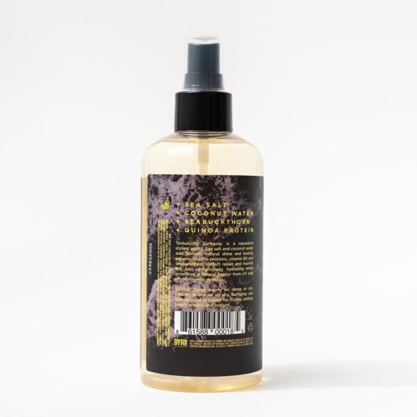 Byrd Sea Salt Surfspray, Salty Coconut Scent, Texturizing and Volumizing Mist for Hydrated, Shiny Surfer Hair, Safe for All Hair Types, 8 Fl Oz - Image 8