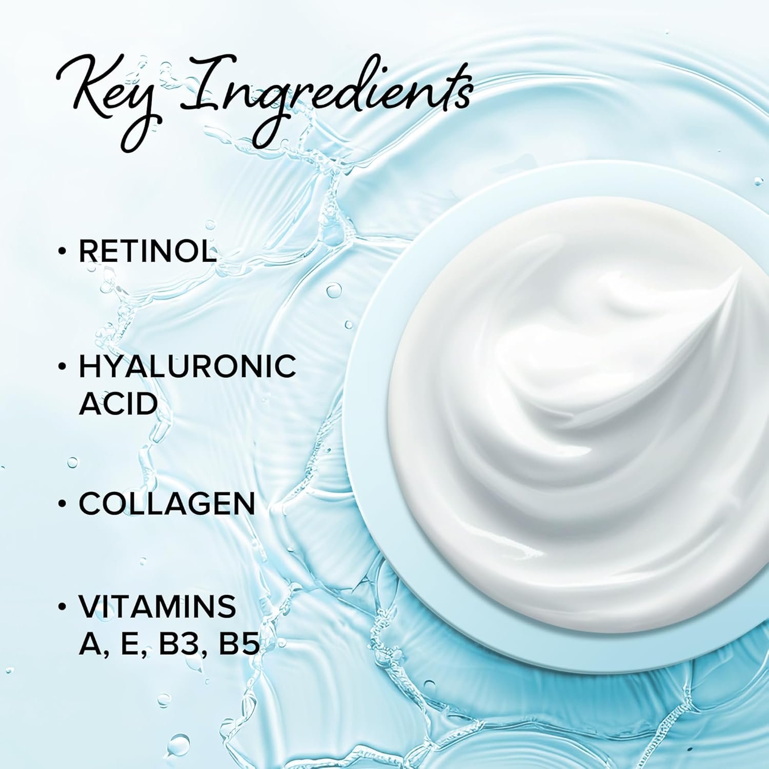 MAREE Face Moisturizer Collagen Cream for Face Gift Set 2 Pack - Hyaluronic Acid & Retinol - Anti Aging Wrinkle Creams - Crema Para La Cara - Image 4