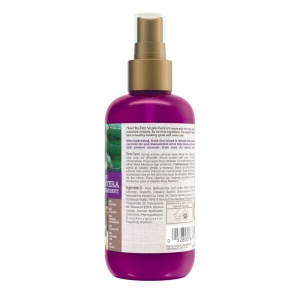 Maui Moisture Frizz-Free + Shea Butter Leave-in Conditioning Mist, Curly Hair Styling, No Drying Alcohols, Parabens or Silicone, 8 Fl Oz - Image 10