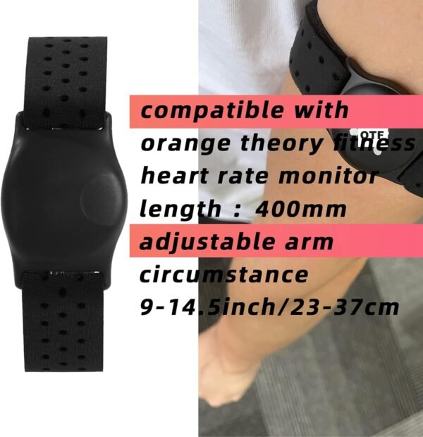 4Pcs Heart Rate Monitor Replacement Armband Strap Compatible with OTF, OTF Burn, Orange Theory Fitness, OT Beat Heart Rate Sensor - Image 5