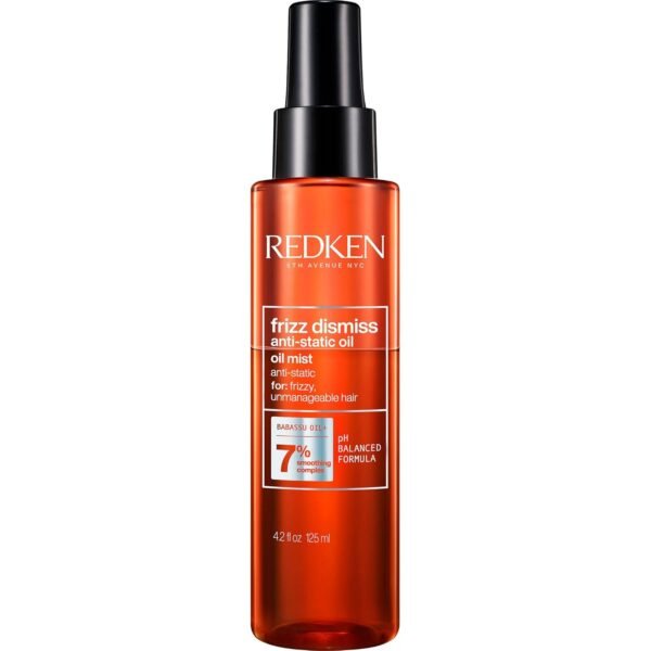 Redken Frizz Dismiss Anti-Static Oil Mist | For All Hair Types | Tames Flyaways & Unwanted Static | With Babassu Oil | Sulfate Free - Image 2