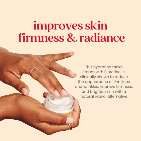 Burt's Bees Renewal Firming Face Cream, Anti-Aging Retinol Alternative, Moisturizing Natural Origin Skin Care, 1.8 Ounce (Packaging May Vary) - Image 4