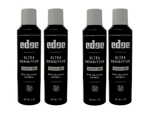 Edge Shave Gel Ultra Sensitive, Fragrance Free 7 oz ( Pack of 4) - Image 2