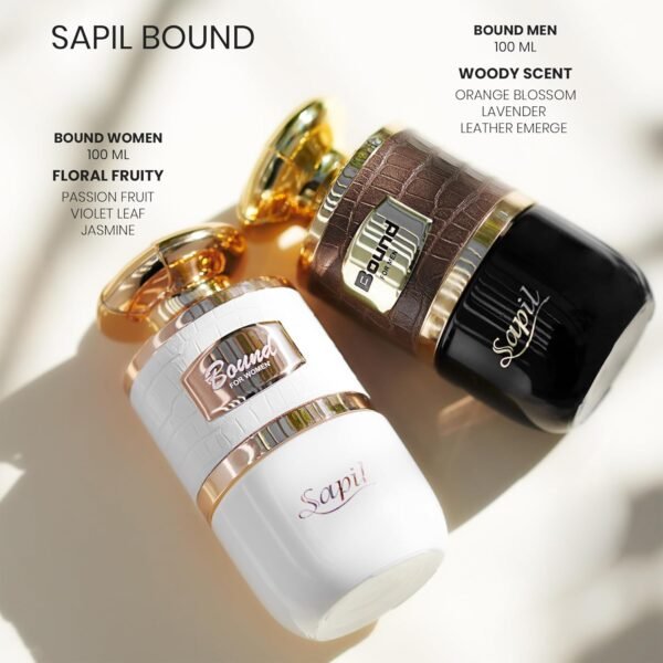 Sapil Bound Perfume for Men - Long-Lasting Dubai Cologne with Spicy and Woody Notes - 3.4 Oz (100 ml) EDT Spray - Ideal Arabic Cologne for Men Daily Wear and Special Occasions - Image 6