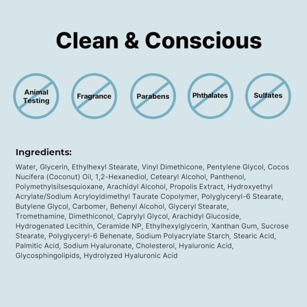COSRX Hyaluronic Acid Moisturizer for Day & Night with Pro Vitamin B5 (D Panthenol) 50ml/1.69 fl.oz | Propolis Extract, Ceramide, Long Lasting Hydration for Dry, Sensitive Skin, Korean Skin Care - Image 8