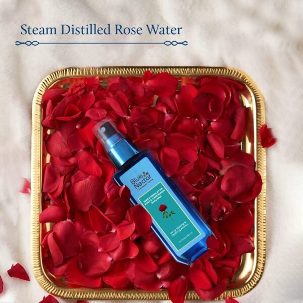 Blue Nectar Uplifting Body Mist with Himalyan Rose and Cardamom for long lasting freshness and aromatic body odor (3.4 Fl oz) - Image 4