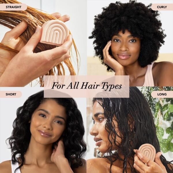 Kitsch Bond Repair Hair Mask - Strengthening Solid Treatment to Restore & Replenish | For Dry & Damaged Hair | Made in US | All Natural | Vegan | Great for All Hair Types | Zero Waste, 2.7oz - Image 6